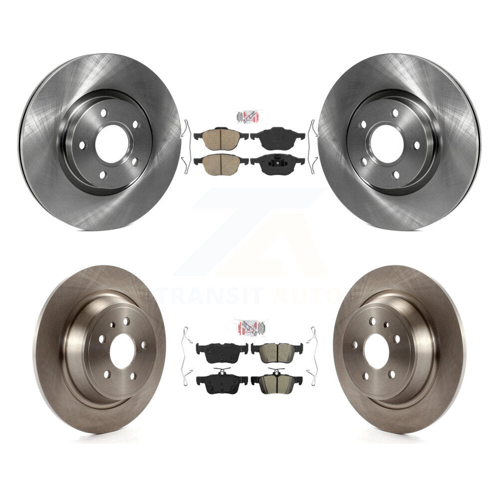 Disc Rotors and Ceramic (Front) & Semi-Metallic (Rear) Brake Pads Kit-K8A-102736 - Kit.bestparts.ca