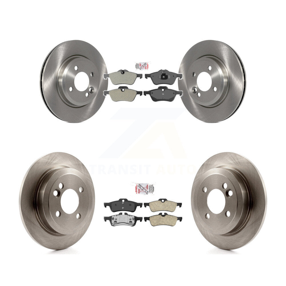 disc rotors and semi metallic front ceramic rear brake pads-k8a-102801 - Kit.bestparts.ca