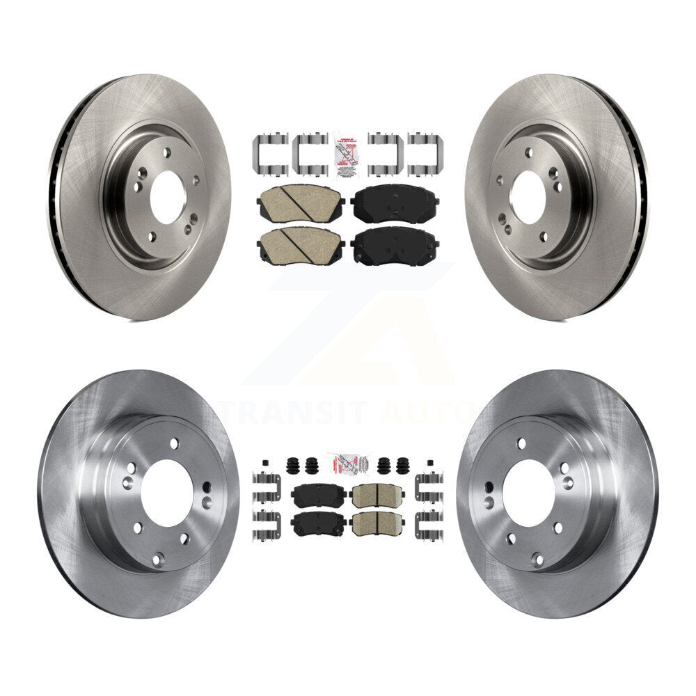 Disc Rotors and Ceramic Brake Pads Kit-K8A-102807 - Kit.bestparts.ca
