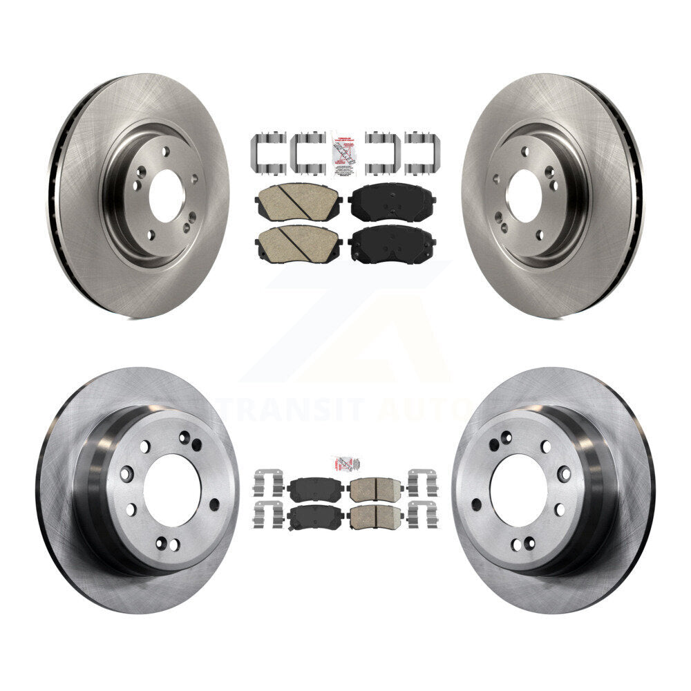 Disc Rotors and Ceramic Brake Pads Kit-K8A-102873 - Kit.bestparts.ca