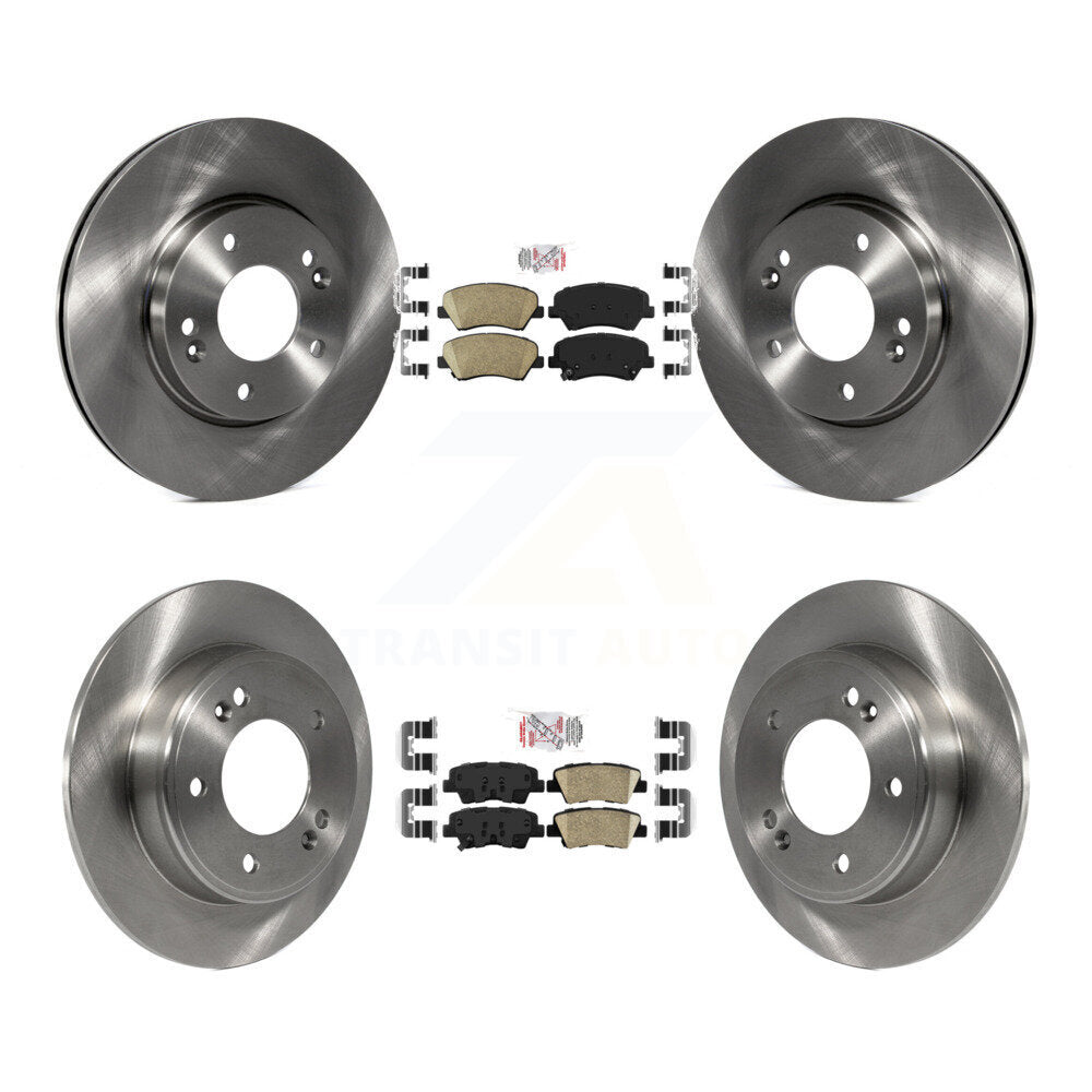 Disc Rotors and Ceramic Brake Pads Kit-K8A-102887 - Kit.bestparts.ca