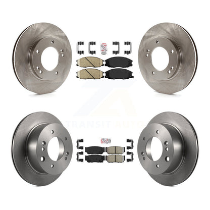 Disc Rotors and Ceramic (Front) & Semi-Metallic (Rear) Brake Pads Kit-K8A-102919 - Kit.bestparts.ca
