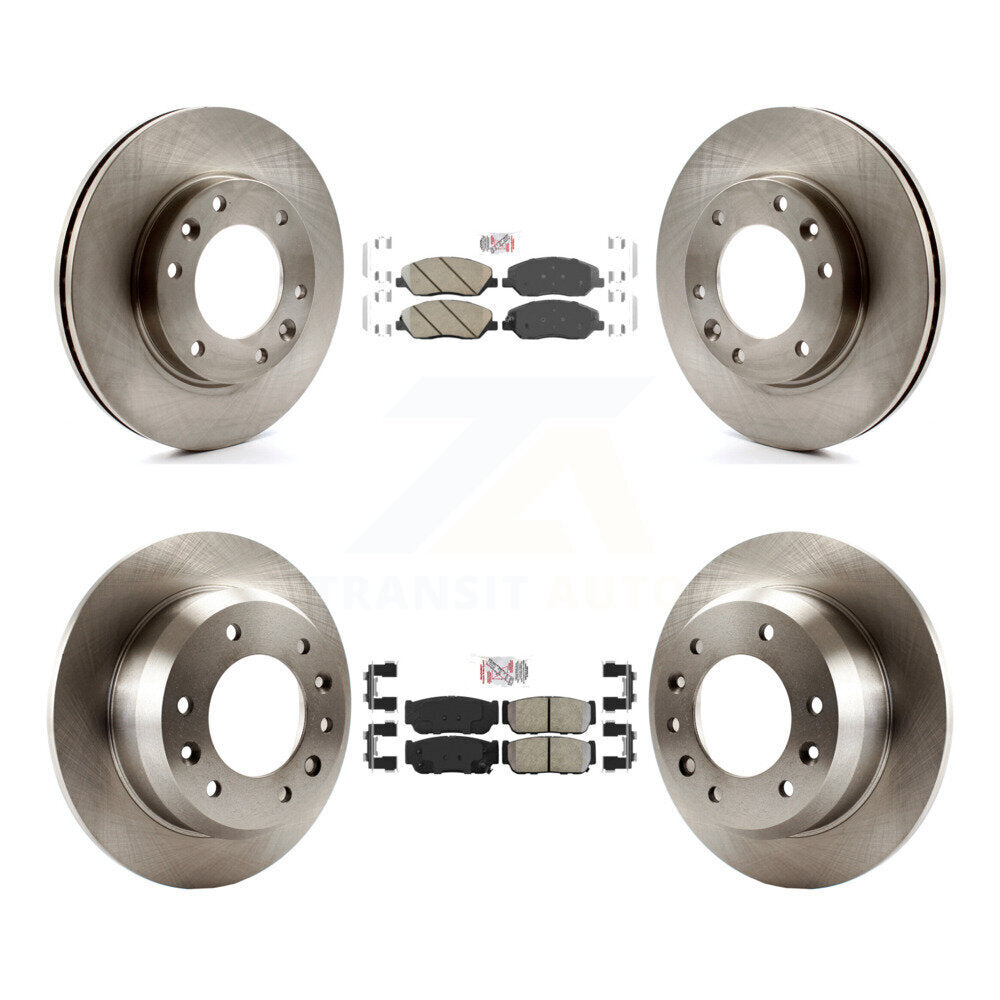 Disc Rotors and Ceramic (Front) & Semi-Metallic (Rear) Brake Pads Kit-K8A-102932 - Kit.bestparts.ca Kit.bestparts.ca