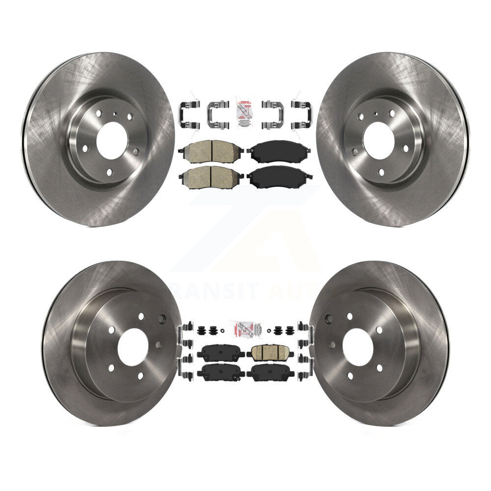 Disc Rotors and Semi-Metallic (Front) & Ceramic (Rear) Brake Pads Kit-K8A-103008 - Kit.bestparts.ca
