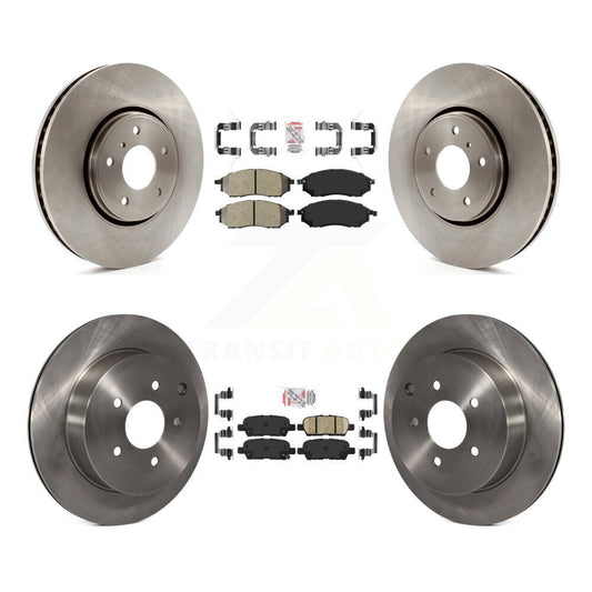 Disc Rotors and Semi-Metallic (Front) & Ceramic (Rear) Brake Pads Kit-K8A-103009
