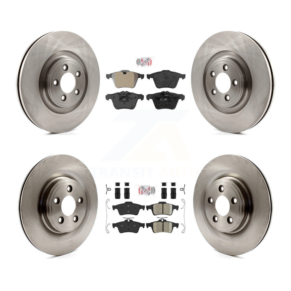 Disc Rotors and Semi-Metallic (Front) & Ceramic (Rear) Brake Pads Kit-K8A-103056 - Kit.bestparts.ca Kit.bestparts.ca