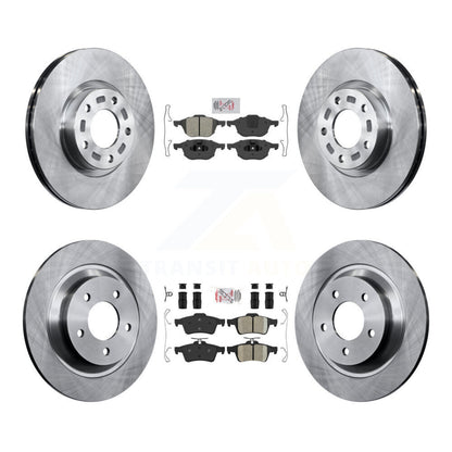 Disc Rotors and Semi-Metallic (Front) & Ceramic (Rear) Brake Pads Kit-K8A-103086 - Kit.bestparts.ca