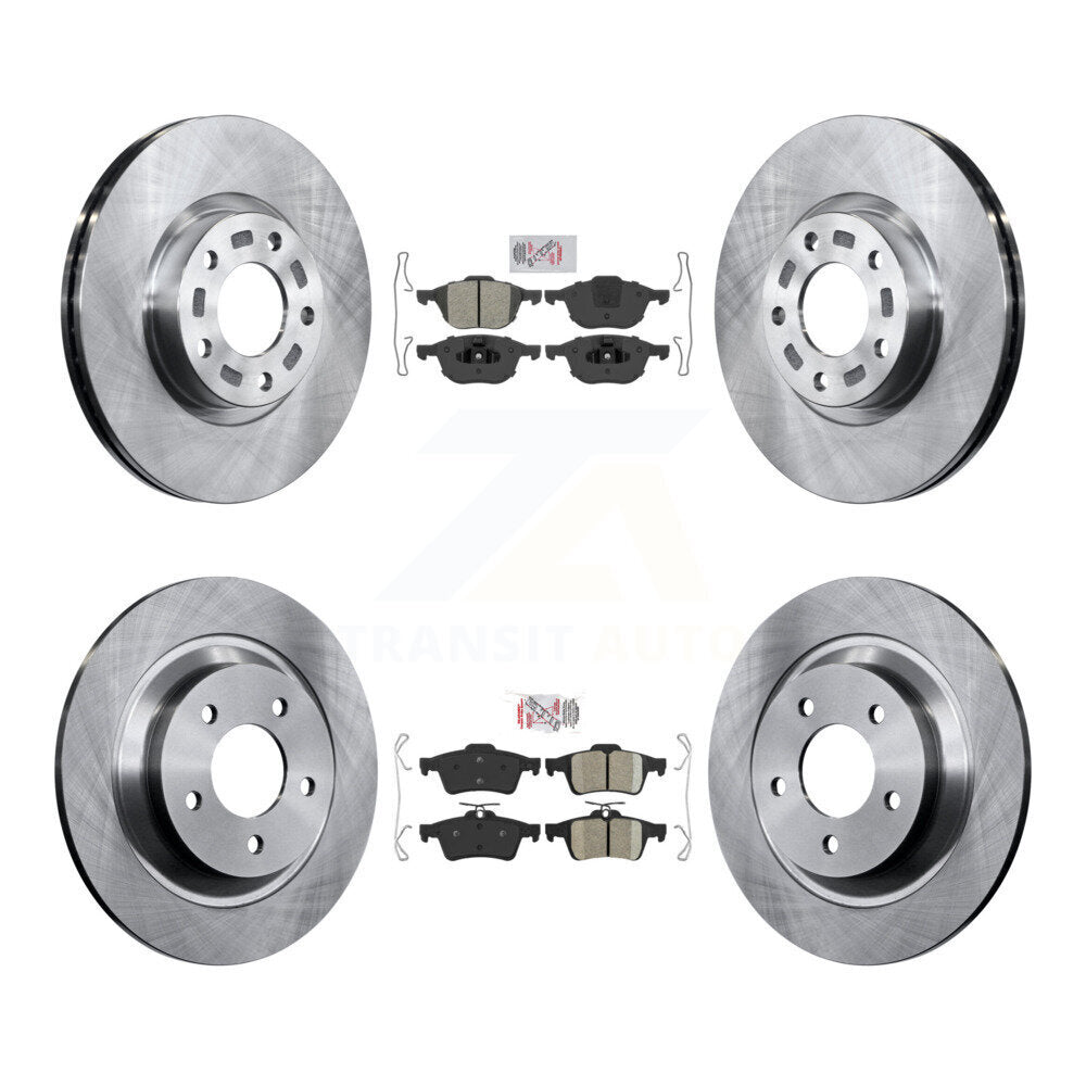 Disc Rotors and Semi-Metallic (Front) & Ceramic (Rear) Brake Pads Kit-K8A-103087 - Kit.bestparts.ca Kit.bestparts.ca