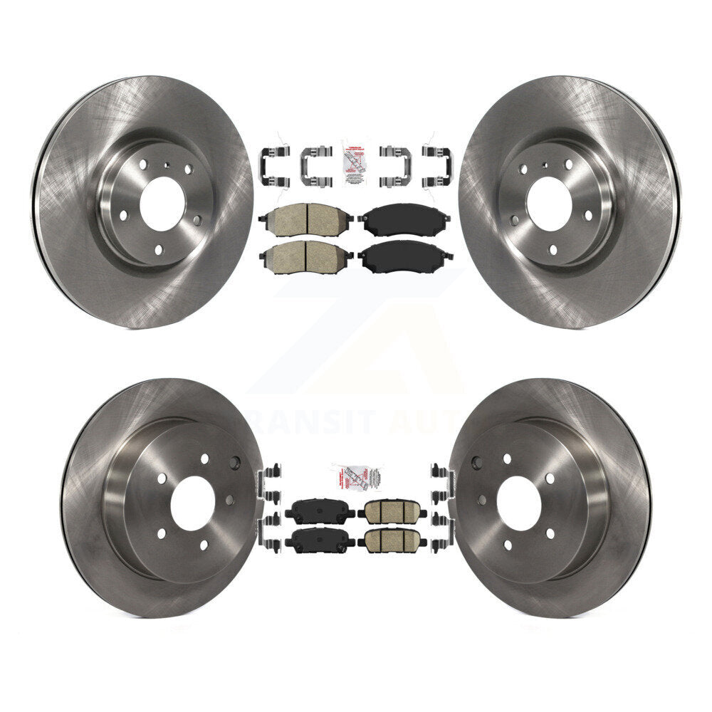Disc Rotors and Semi-Metallic (Front) & Ceramic (Rear) Brake Pads Kit-K8A-103218 - Kit.bestparts.ca Kit.bestparts.ca