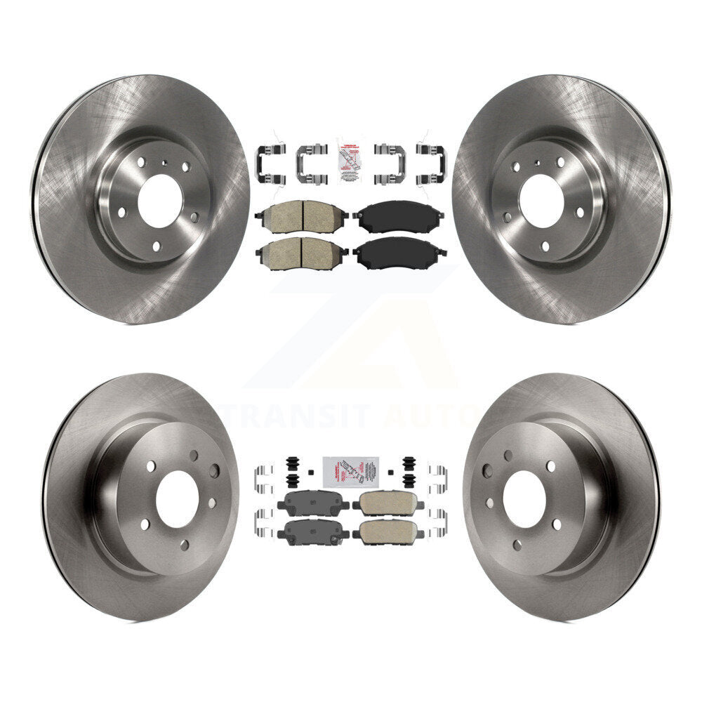 disc rotors and semi metallic front ceramic rear brake pads-k8a-103224 - Kit.bestparts.ca Kit.bestparts.ca