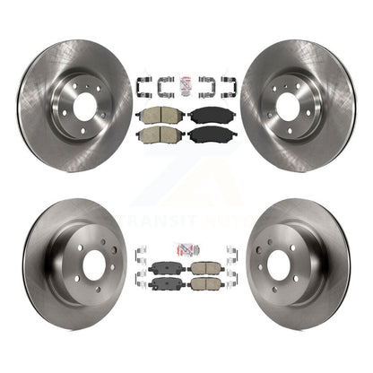 Disc Rotors and Semi-Metallic (Front) & Ceramic (Rear) Brake Pads Kit-K8A-103233 - Kit.bestparts.ca