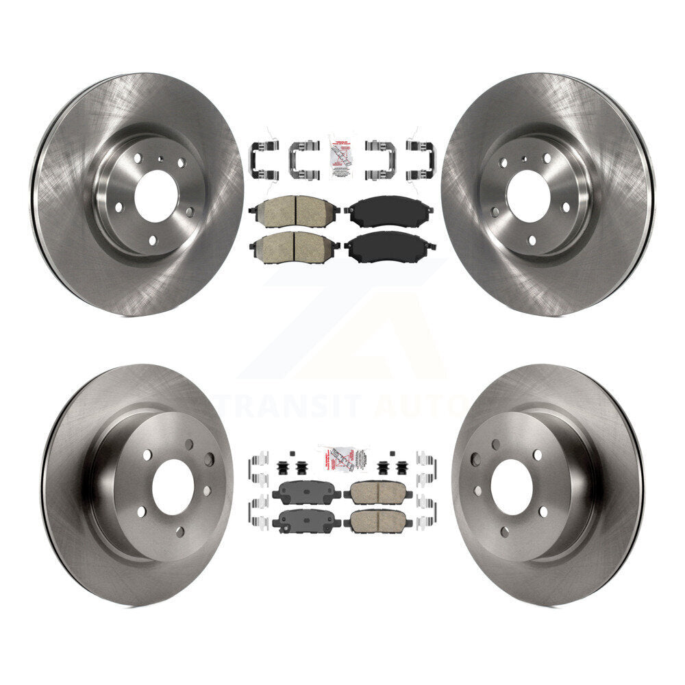 disc rotors and semi metallic front ceramic rear brake pads-k8a-103234 - Kit.bestparts.ca Kit.bestparts.ca