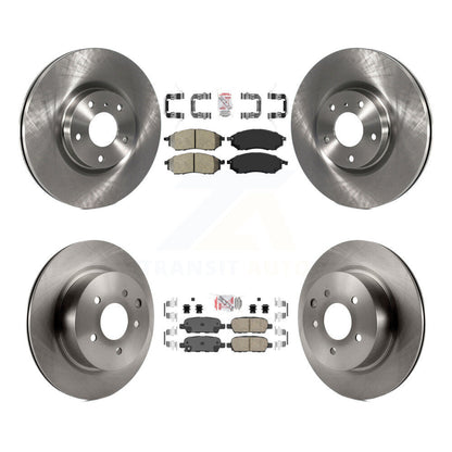disc rotors and semi metallic front ceramic rear brake pads-k8a-103234 - Kit.bestparts.ca