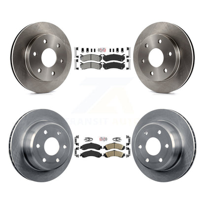 Disc Rotors and Semi-Metallic (Front) & Ceramic (Rear) Brake Pads Kit-K8A-103235 - Kit.bestparts.ca