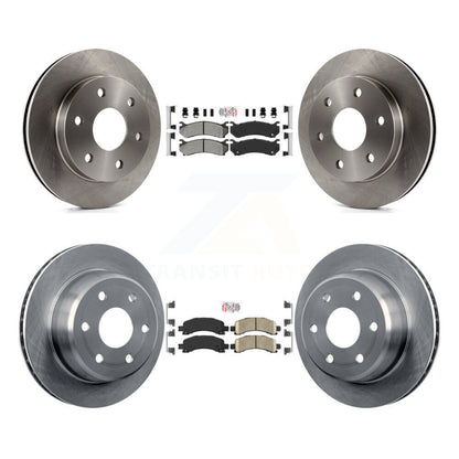 disc rotors and semi metallic front ceramic rear brake pads-k8a-103237 - Kit.bestparts.ca