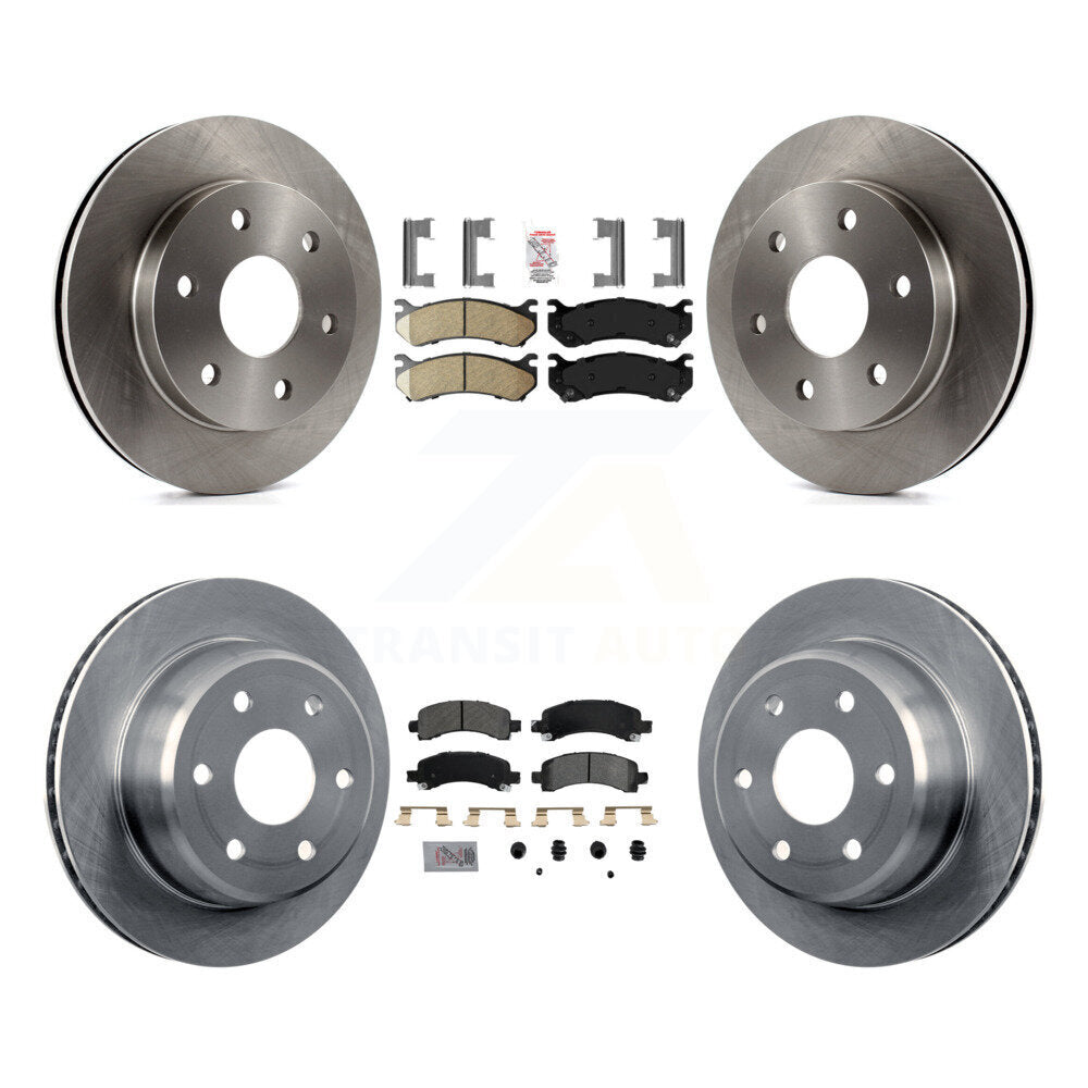 disc rotors and ceramic front semi metallic rear brake pads-k8a-103240 - Kit.bestparts.ca Kit.bestparts.ca
