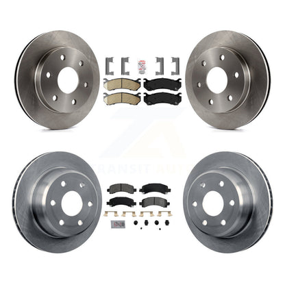 disc rotors and ceramic front semi metallic rear brake pads-k8a-103240 - Kit.bestparts.ca