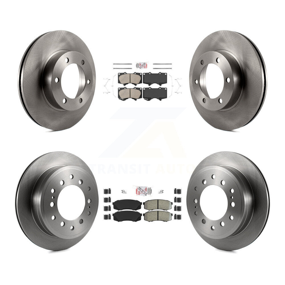 Disc Rotors and Ceramic (Front) & Semi-Metallic (Rear) Brake Pads Kit-K8A-103305 - Kit.bestparts.ca