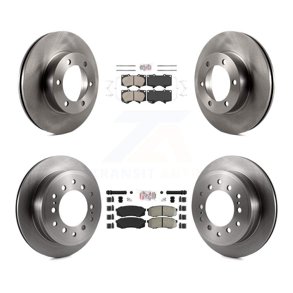 Disc Rotors and Ceramic (Front) & Semi-Metallic (Rear) Brake Pads Kit-K8A-103306 - Kit.bestparts.ca