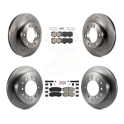 Disc Rotors and Ceramic (Front) & Semi-Metallic (Rear) Brake Pads Kit-K8A-103306 - Kit.bestparts.ca