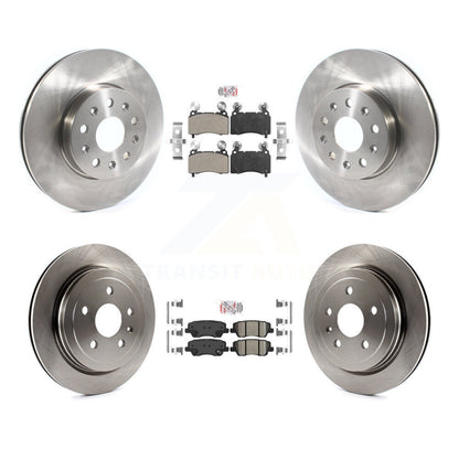 Disc Rotors and Semi-Metallic (Front) & Ceramic (Rear) Brake Pads Kit-K8A-103335 - Kit.bestparts.ca