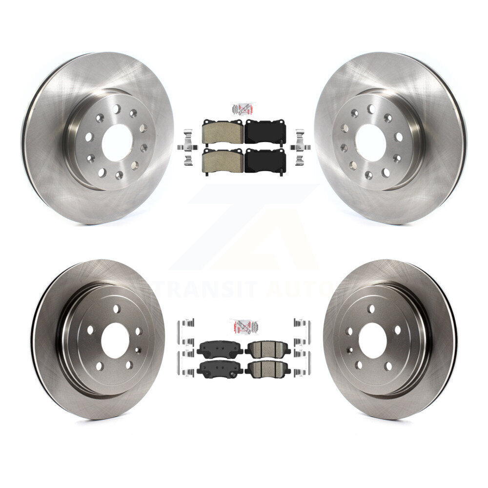 Disc Rotors and Semi-Metallic (Front) & Ceramic (Rear) Brake Pads Kit-K8A-103336 - Kit.bestparts.ca Kit.bestparts.ca
