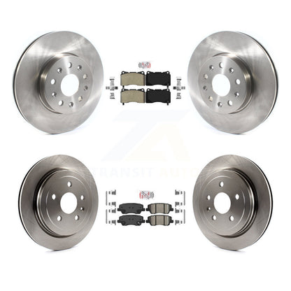 Disc Rotors and Semi-Metallic (Front) & Ceramic (Rear) Brake Pads Kit-K8A-103336 - Kit.bestparts.ca