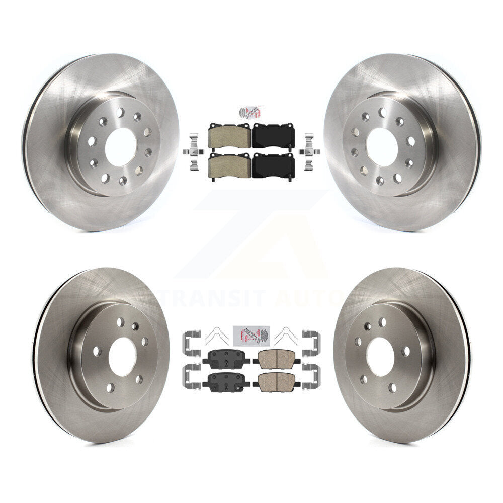Disc Rotors and Semi-Metallic (Front) & Ceramic (Rear) Brake Pads Kit-K8A-103344 - Kit.bestparts.ca