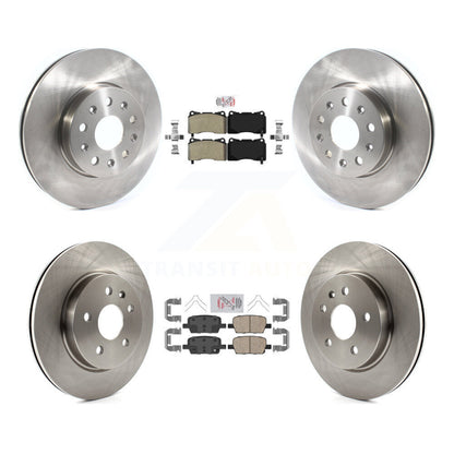 Disc Rotors and Semi-Metallic (Front) & Ceramic (Rear) Brake Pads Kit-K8A-103344 - Kit.bestparts.ca