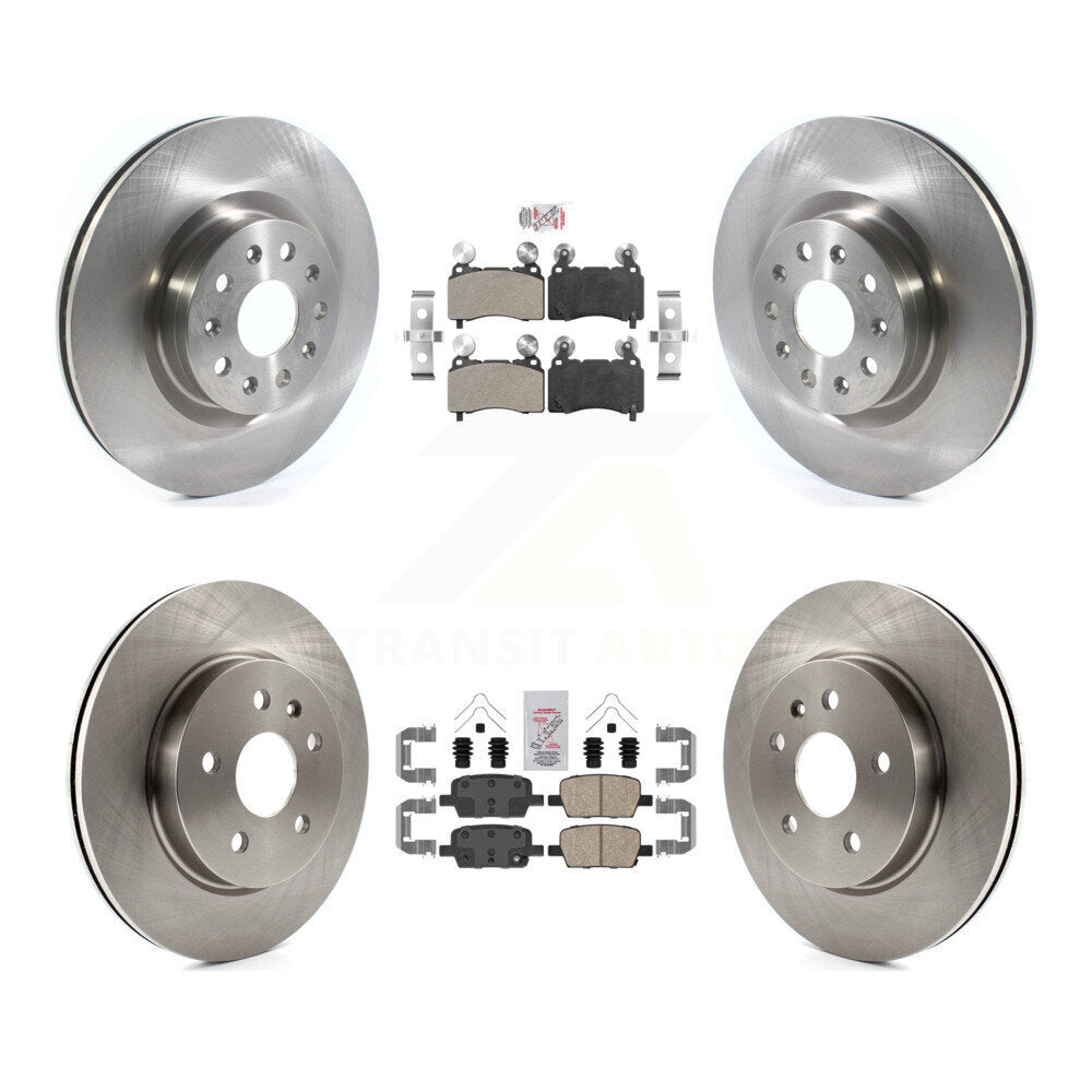 Disc Rotors and Semi-Metallic (Front) & Ceramic (Rear) Brake Pads Kit-K8A-103357 - Kit.bestparts.ca