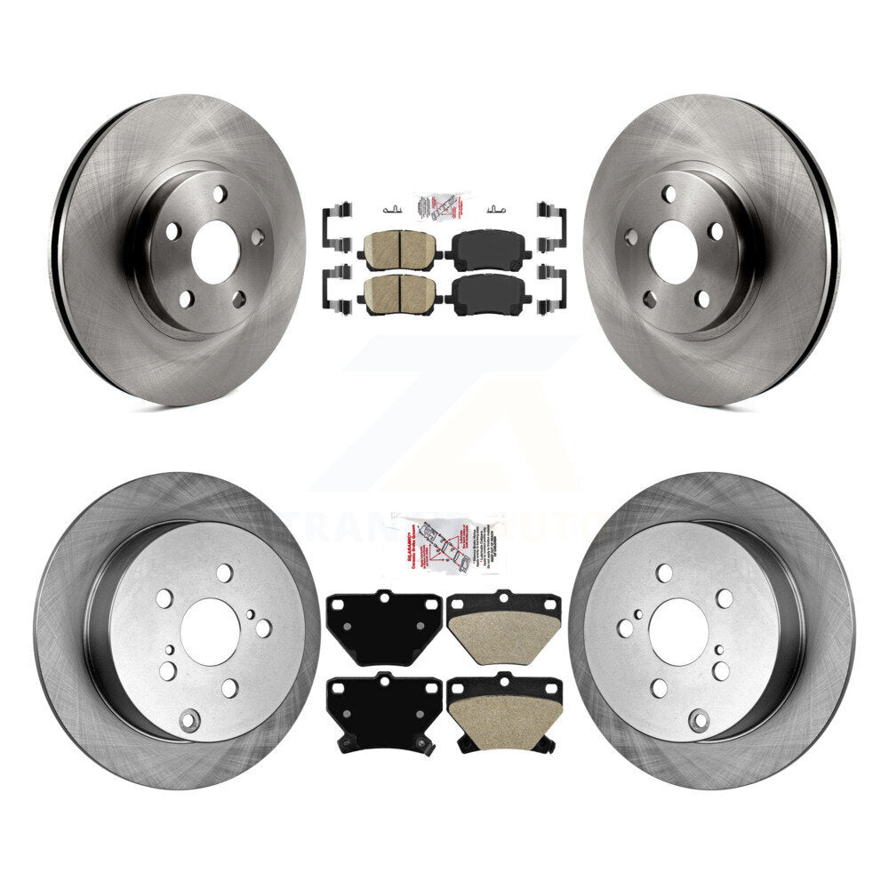 Disc Rotors and Ceramic (Front) & Semi-Metallic (Rear) Brake Pads Kit-K8A-103398 - Kit.bestparts.ca Kit.bestparts.ca
