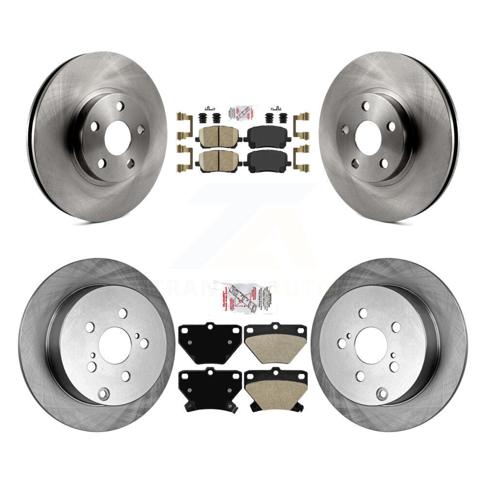 Disc Rotors and Ceramic (Front) & Semi-Metallic (Rear) Brake Pads Kit-K8A-103399 - Kit.bestparts.ca Kit.bestparts.ca