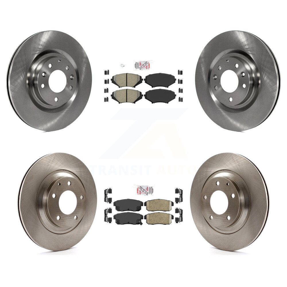 Disc Rotors and Semi-Metallic (Front) & Ceramic (Rear) Brake Pads Kit-K8A-103401 - Kit.bestparts.ca
