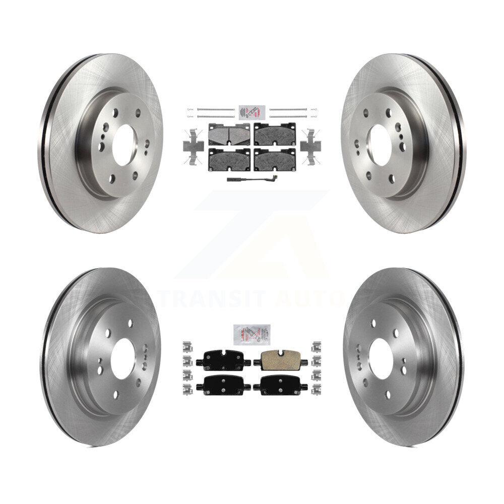 Disc Rotors and Semi-Metallic (Front) & Ceramic (Rear) Brake Pads Kit-K8A-103411 - Kit.bestparts.ca