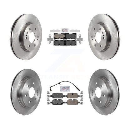Disc Rotors and Ceramic (Front) & Semi-Metallic (Rear) Brake Pads Kit-K8A-103412 - Kit.bestparts.ca