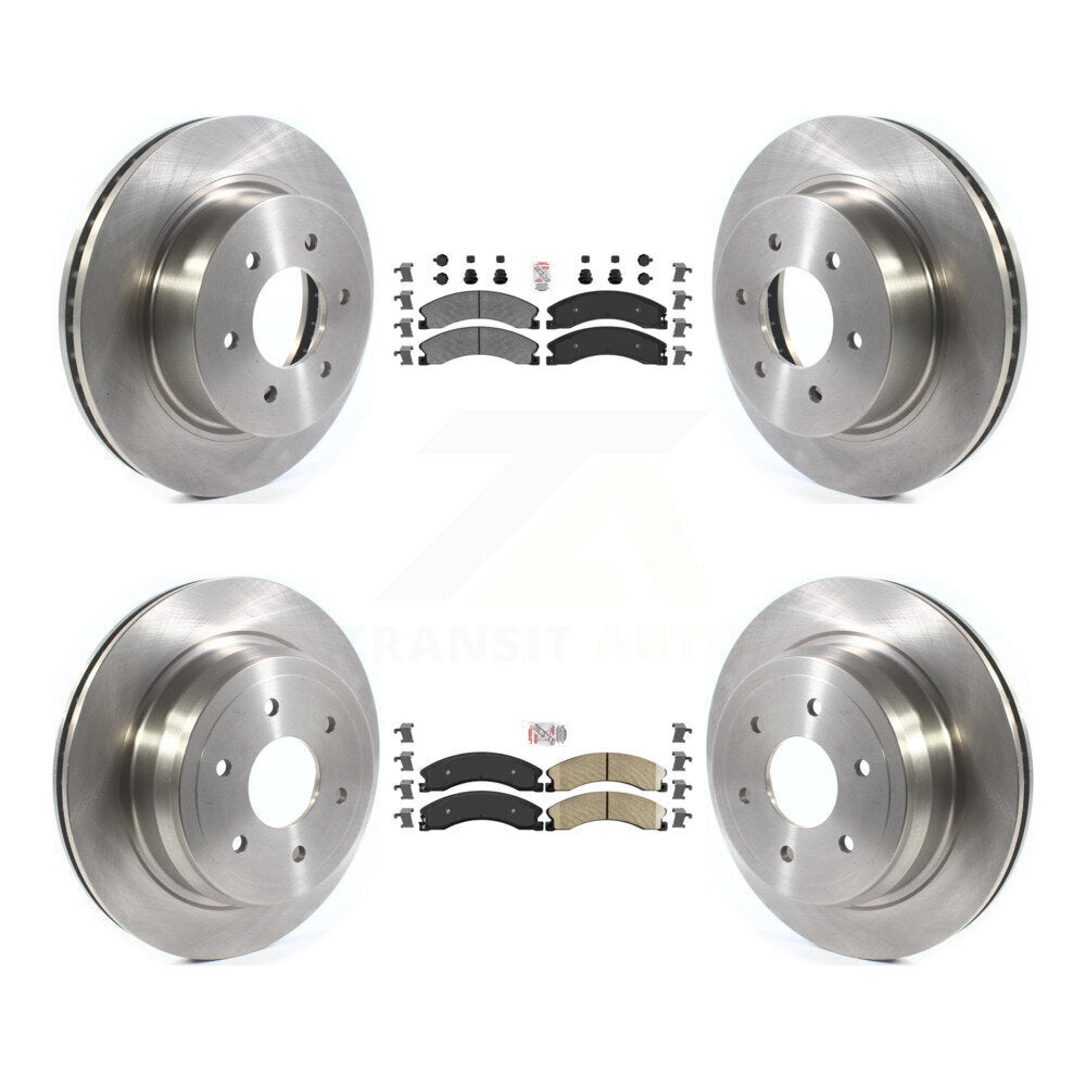Disc Rotors and Semi-Metallic (Front) & Ceramic (Rear) Brake Pads Kit-K8A-103415 - Kit.bestparts.ca
