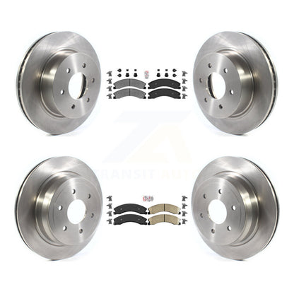 Disc Rotors and Semi-Metallic (Front) & Ceramic (Rear) Brake Pads Kit-K8A-103415 - Kit.bestparts.ca
