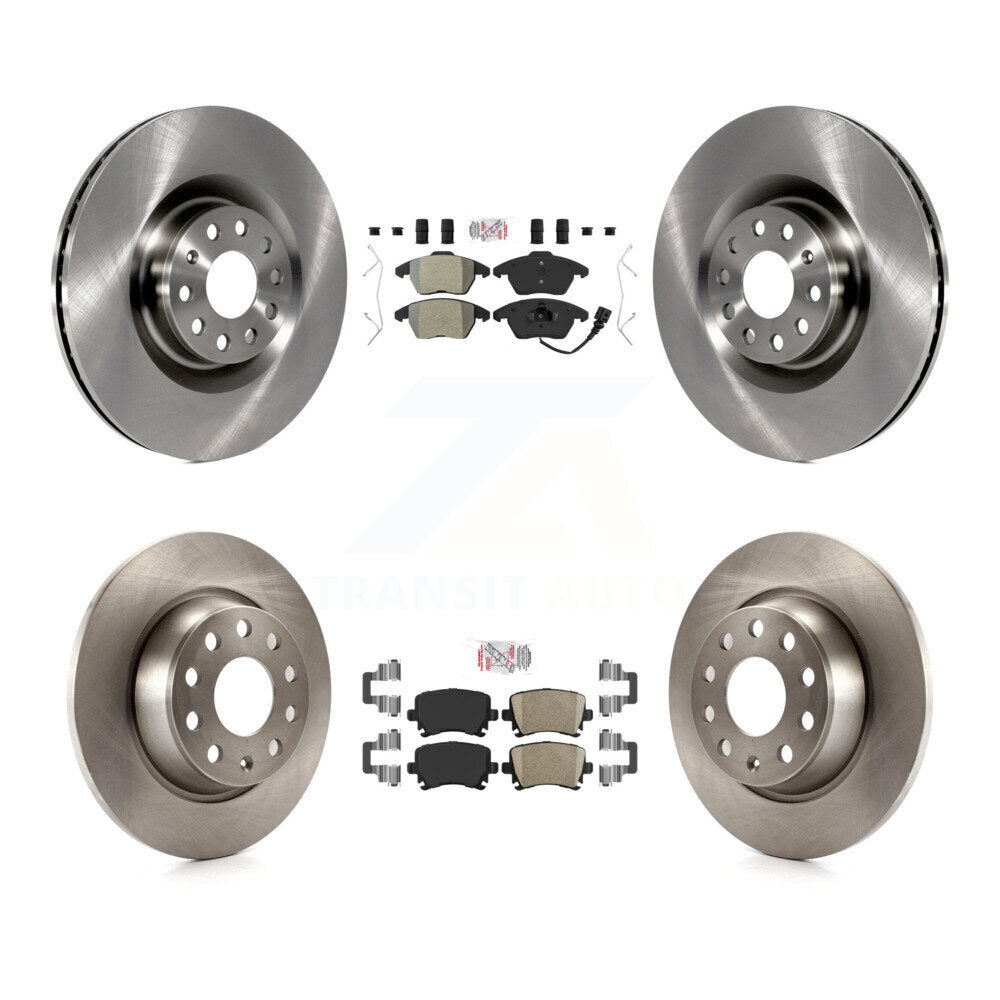 Disc Rotors and Semi-Metallic (Front) & Ceramic (Rear) Brake Pads Kit-K8A-103419 - Kit.bestparts.ca