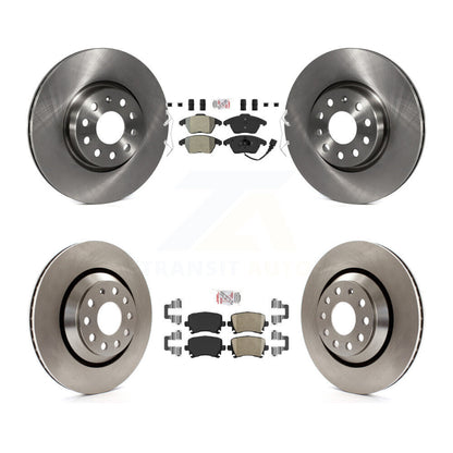 disc rotors and semi metallic front ceramic rear brake pads-k8a-103429 - Kit.bestparts.ca