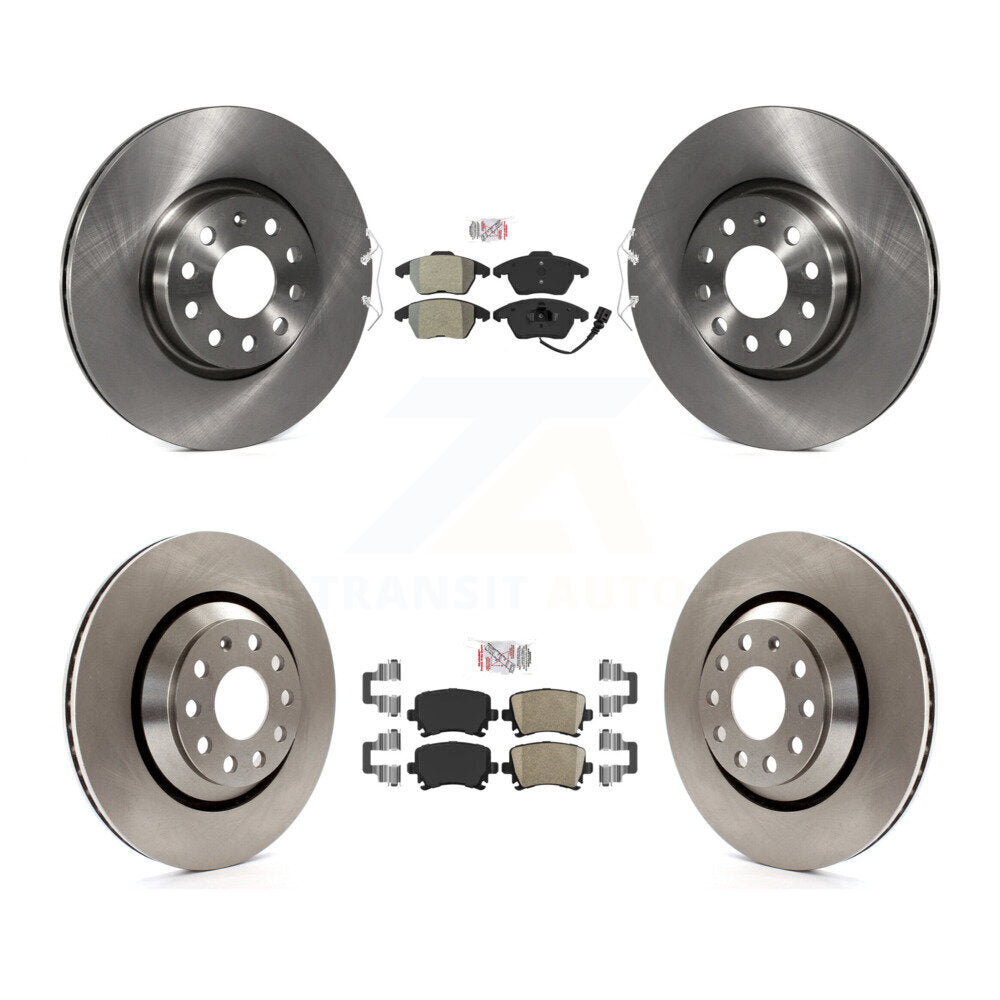 disc rotors and semi metallic front ceramic rear brake pads-k8a-103430 - Kit.bestparts.ca
