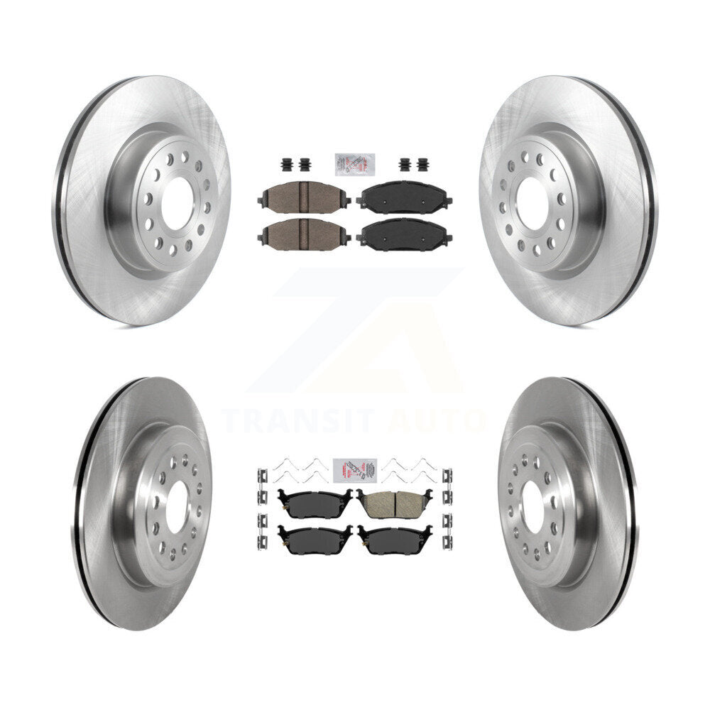 Disc Rotors and Semi-Metallic (Front) & Ceramic (Rear) Brake Pads Kit-K8A-103437 - Kit.bestparts.ca Kit.bestparts.ca