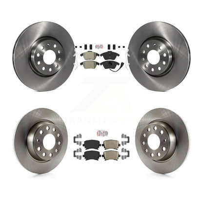 Disc Rotors and Semi-Metallic (Front) & Ceramic (Rear) Brake Pads Kit-K8A-103450 - Kit.bestparts.ca