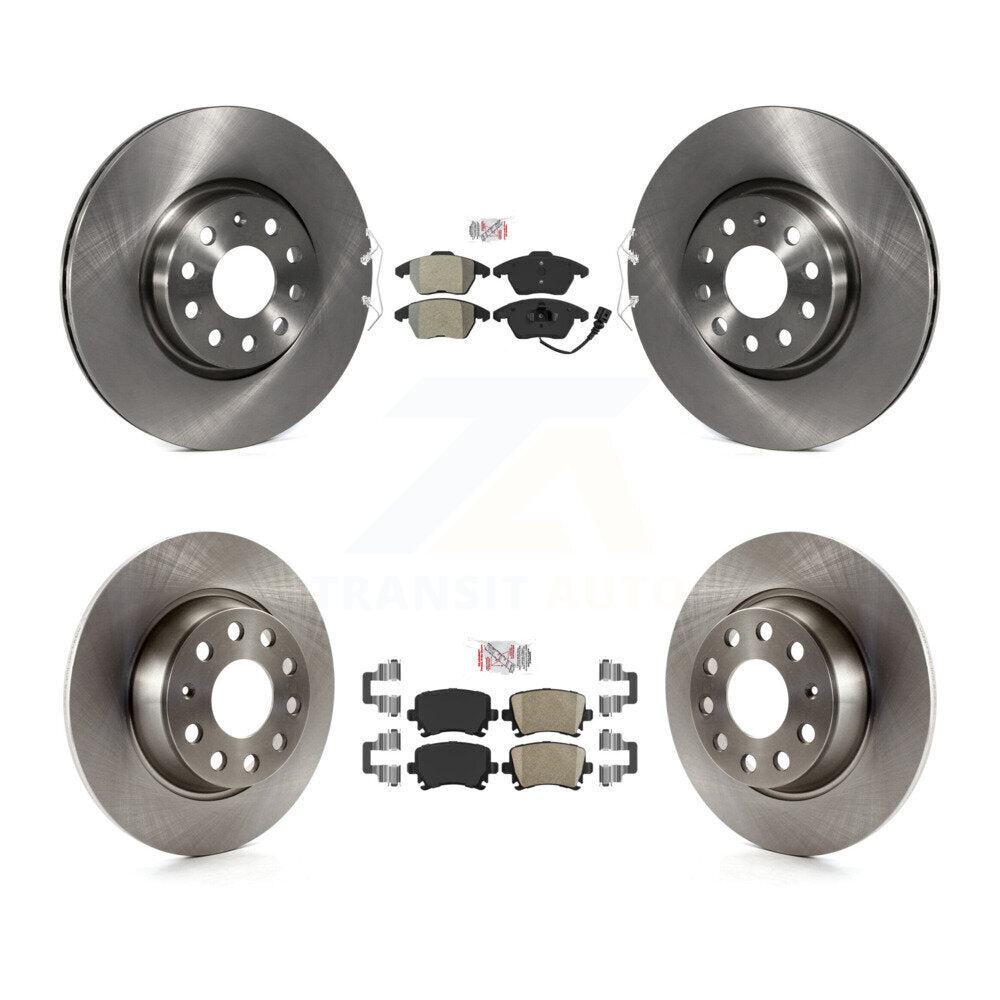Disc Rotors and Semi-Metallic (Front) & Ceramic (Rear) Brake Pads Kit-K8A-103452 - Kit.bestparts.ca