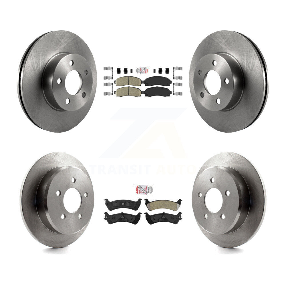 Disc Rotors and Ceramic (Front) & Semi-Metallic (Rear) Brake Pads Kit-K8A-103547 - Kit.bestparts.ca Kit.bestparts.ca