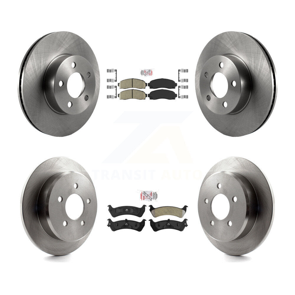 Disc Rotors and Ceramic (Front) & Semi-Metallic (Rear) Brake Pads Kit-K8A-103548 - Kit.bestparts.ca Kit.bestparts.ca
