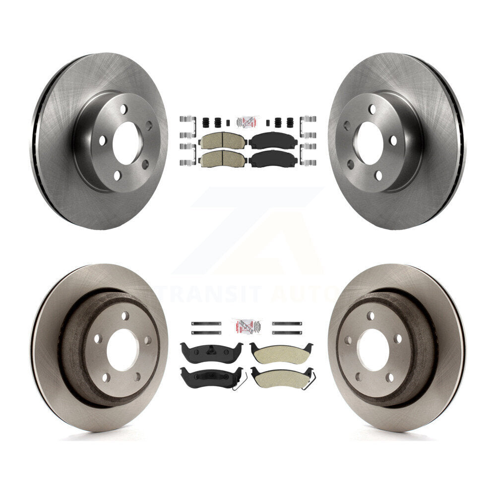 Disc Rotors and Ceramic (Front) & Semi-Metallic (Rear) Brake Pads Kit-K8A-103551 - Kit.bestparts.ca Kit.bestparts.ca