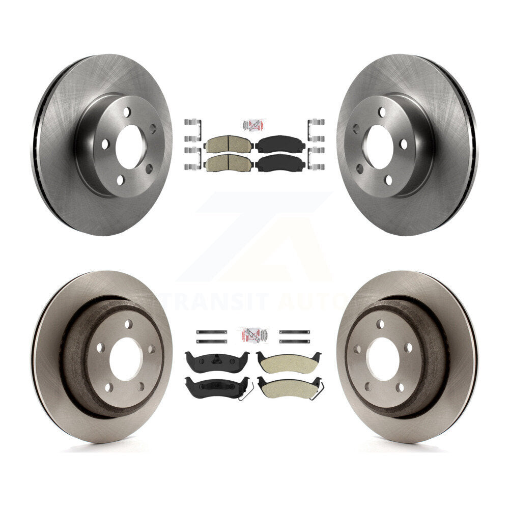 Disc Rotors and Ceramic (Front) & Semi-Metallic (Rear) Brake Pads Kit-K8A-103552 - Kit.bestparts.ca