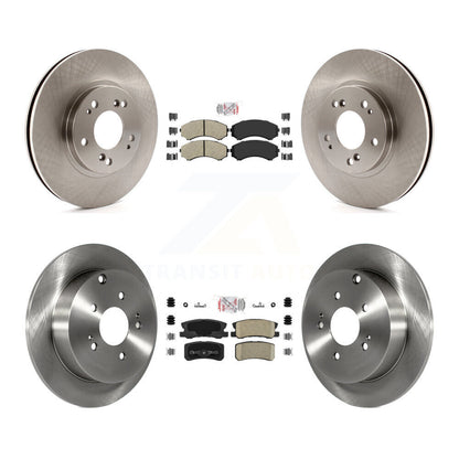 Disc Rotors and Semi-Metallic (Front) & Ceramic (Rear) Brake Pads Kit-K8A-103584 - Kit.bestparts.ca