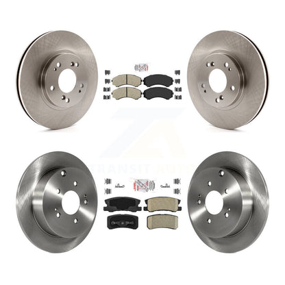 Disc Rotors and Semi-Metallic (Front) & Ceramic (Rear) Brake Pads Kit-K8A-103585 - Kit.bestparts.ca