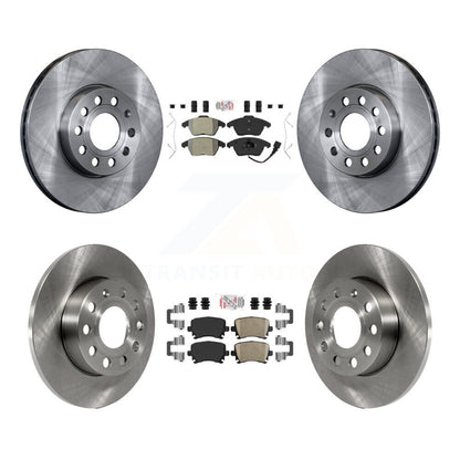 Disc Rotors and Semi-Metallic (Front) & Ceramic (Rear) Brake Pads Kit-K8A-103621 - Kit.bestparts.ca